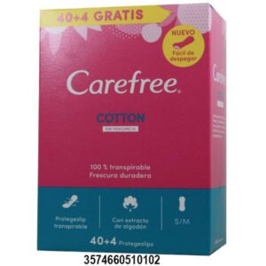 PROTEGESLIP CAREFREE 40+4 UDS. TRANSP.C/ 18 UDS