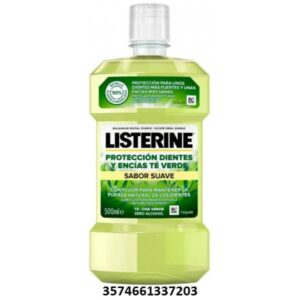 ENJUAGUE BUCAL LISTERINE 500 ML. TE CHAVERDE C/ 12 UDS