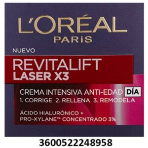LOREAL W REVITALIFT LASERX3 CREMA DIA INTENS.ANTI-EDAD 50 ML.C/6UTENS.ANTI-EDAD 50 ML.C/6UTENS.ANTI-EDAD 50 ML.C/6U