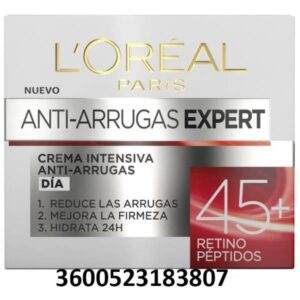 LOREAL W EXPERT ANTI-ARRUG DIA + 45 RETINO PEPTIDOS 50 ML. C/ 6UD