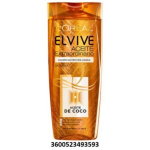 ELVIVE CHAMPU 370 ML -EXTRA ACEITE COCO C/ 6 UDS