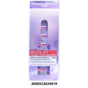 LOREAL W REVITALIFT FILLER AMPOLLAS HIALURONICAS 7UD X 1.3 ML. 6U