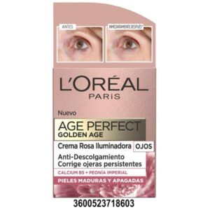 LOREAL W AGE PERFECT GOLDEN AGE CREMA ROSA ILUM.OJOS C/ 6 UDS****