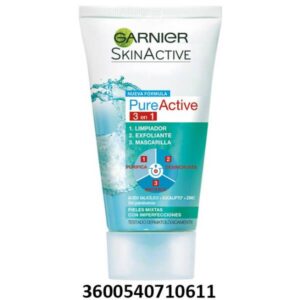 SKIN NAT.PURE ACTIVE LIMP.3 EN 1 PIEL MIXTA CON IMPERF.150ML.C/6