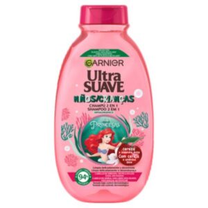 CHAMPU INF. ULTRASUAVE GARNIER 2 EN 1 CEREZA Y ALMEND. 250 ML C/6