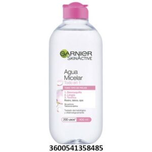 SKIN NAT.AGUA MICELAR DESMAQUILLAR TODOEN 1 - 400 ML.C/ 6 UDSEN 1 - 400 ML.C/ 6 UDSEN 1 - 400 ML.C/ 6 UDS