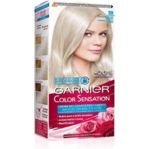 TINTE COLOR SENSATION S9 RUBIO PLATINO CENIZA C/ 6 UDS