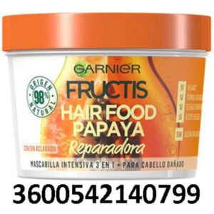 FRUCTIS MASCARILLA CAPILAR 390 ML. HAIRFOOD PAPAYA C/ 6 UDS