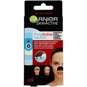 SKIN NAT.PURE ACTIVE TIRAS ANTI-PUNTOS NEGROS CON CARBON 4UD C/12