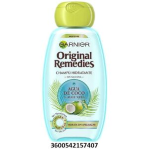 ORIGINAL CHAMPU 300 ML. AGUA DE COCO Y ALOE VERA C/ 6 UDS