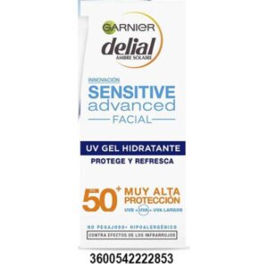 DELI.BRONC.GEL FACIAL TUBO SENSITIVE F50+ 50 ML.C/ 6 UDS*********