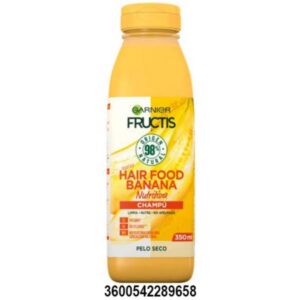 FRUCTIS CHAMPU CAPILAR 350 ML. HAIR FOOD BANANA NUTRITIVA C/ 6 UD