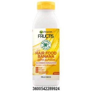 FRUCTIS CREMA SUAVIZ. 350 ML. HAIR FOODBANANA NUTRITIVA C/ 6 UDS