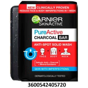 SKIN NAT.PURE ACTIVE JABON SOLIDO CARBON C/ 12 UDS