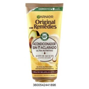 ORIGINAL CREMA SUAV. 200 ML. SIN ACLARADO ACEITE AGUACATE C/6 UDS