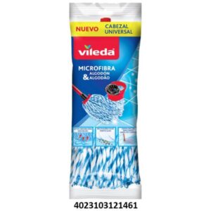 VILEDA FREGONA MICROFIBRA & ALGODON C/12 UDS