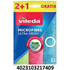 VILEDA BAYETA MICROFIBRA ULTRA FRESH ANT-BAC 2+1 UD GRATIS C/12 U