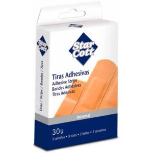 TIRITAS PLASTICAS STAR COTT 30 UDS STDASC/ 288 UDS PAQUETE 12 UDS