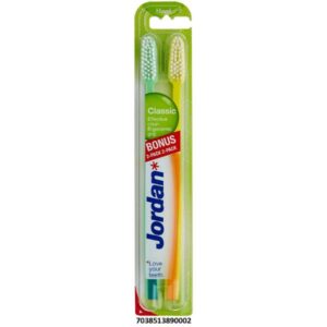 CEPILLO DENTAL JORDAN CLASSIC DURO 2X1 C/ 12 UDS/ 12 UDS