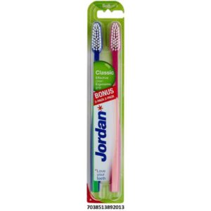 CEPILLO DENTAL JORDAN CLASSIC SUAVE 2X1C/ 12 UDSC/ 12 UDS
