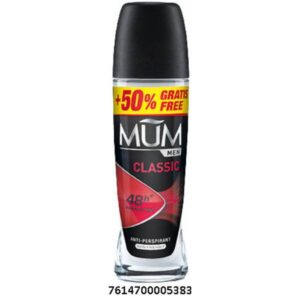 DESOD. MUM ROLL-ON FOR MEN CLASSIC 50 ML . + 50 ML. C/ 6 UDS. + 50 ML. C/ 6 UDS