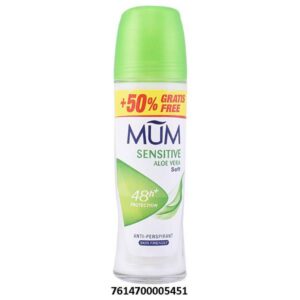DESOD. MUM ROLL-ON SENSITIVE ALOE VERA 50 ML. + 50 ML. C/ 6 UDS