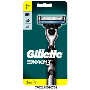 MAQUINA AFEITAR GILLETTE MACH-3 + 2 RECAMBIOS C/ 6 UDS