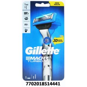 MAQUINA AFEITAR GILLETTE MACH-3 TURBO C/  6 UDS
