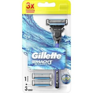 MAQUINA AFEITAR GILLETTE MACH-3 START + 5 RECAMBIOS C/ 6 UDS