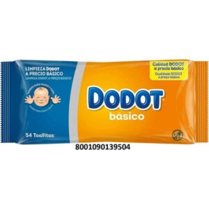 TOALLITAS HUMEDAS DODOT BASICO 54 UDS.C/ 18 UDS