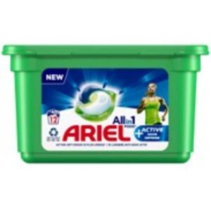 DETER.ARIEL CAPSULAS TODO EN UNO 12 UDS ACTIVE ODOR DEF. C/6U EXT