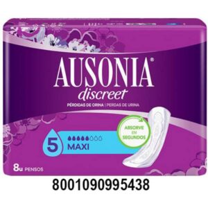 COMPRESAS AUSONIA DISCREET MAXI 8U C/ 5U