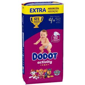 PAÑAL DODOT ACTIVITY 9-14 KG 58 UDS T-4C/ 2 UDS