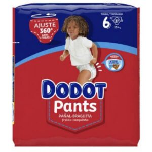 PAÑAL DODOT PANTS 15+ KG 27 UDS T-6 C/  3 UDS