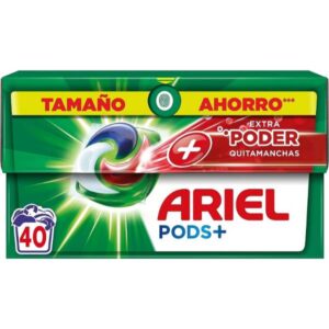 DETER.ARIEL CAPSULAS EXTRA PODER QUITAMANCHAS PODS 40 C/4 UDS