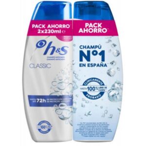 CHAMPU H&S 230 ML. CLASSIC DUPLO C/ 3 UD ESP