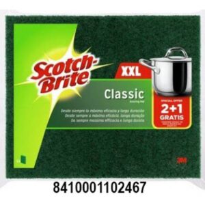 SCOTCH-BRITE FIBRA VERDE POPULAR XXL 2+1 C/ 16 UDS
