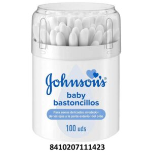 JOHNSON'S BABY BASTONCILLOS OIDOS 100 UDS.C/ 12 UDS