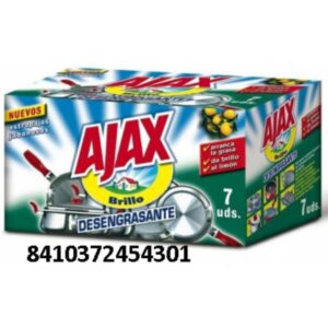 ESTROPAJO AJAX JABONOSO 7 UD C/ 20 UDS