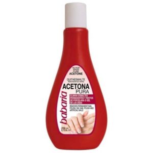 QUITAESMALTE BABARIA ACETONA PURA 200 ML C/ 12 UDS