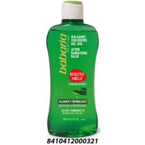 BABARIA BRONC.AFTER SUN ALOE VERA EFECTOHIELO ALOE 200 ML.C/ 6 UD