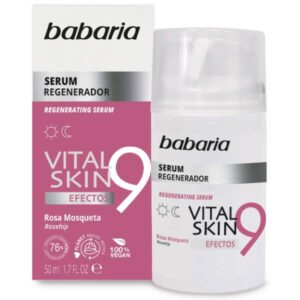 BABARIA SERUM ACCION TOTAL VITAL SKIN EFECT. ROSA MOSQ. 50 ML.C/6