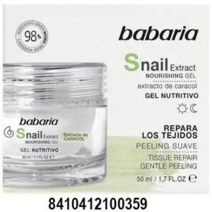 BABARIA GEL FACIAL NUTRIT. EXTRAT. CARACOL 50 ML. C/ 6 UDS****