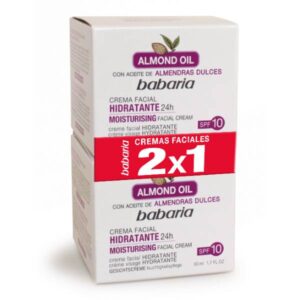 BABARIA CREMA FACIAL PACK 2X1 HIDRAT.24H
