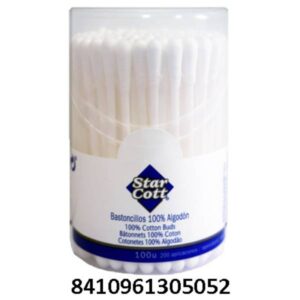 BASTONCILLOS OIDOS STAR COTT BOTE 100 UDS. C/ 24 UDS