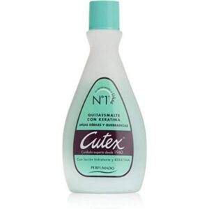 QUITAESMALTE CUTEX 100 ML. CON KERATINA C/ 6 UDS