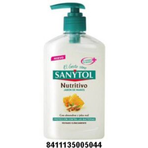 SANYTOL JABON MANOS NUTRITIVO 250 ML.C/12 UDS