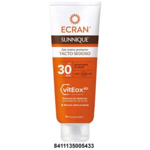 ECRAN SUNNIQUE GEL TACTO SEDOSO TUBO F 30 250 ML C/ 6 UDS