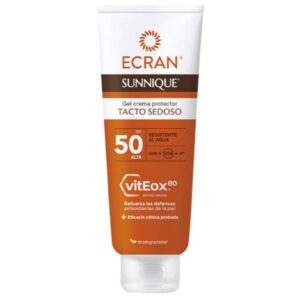 ECRAN SUNNIQUE GEL TACTO SEDOSO TUBO F 50 250 ML C/ 6 UDS