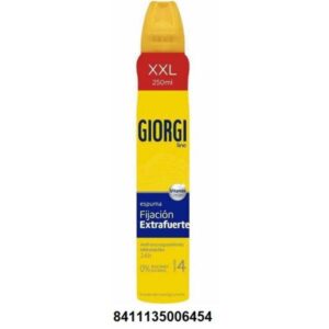 GIORGI ESPUMA PELO 250 ML. EXTRA FUERTENº 4 C/ 12 UDS